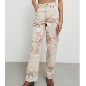 BDG Running Horses Print High-Rise Boyfriend Jeans, 24, Desert, Western, Cowgirl